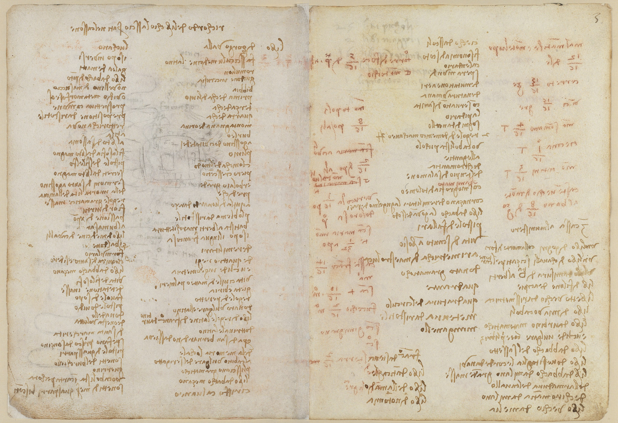 Codex Madrid II — f 2v-f 3r