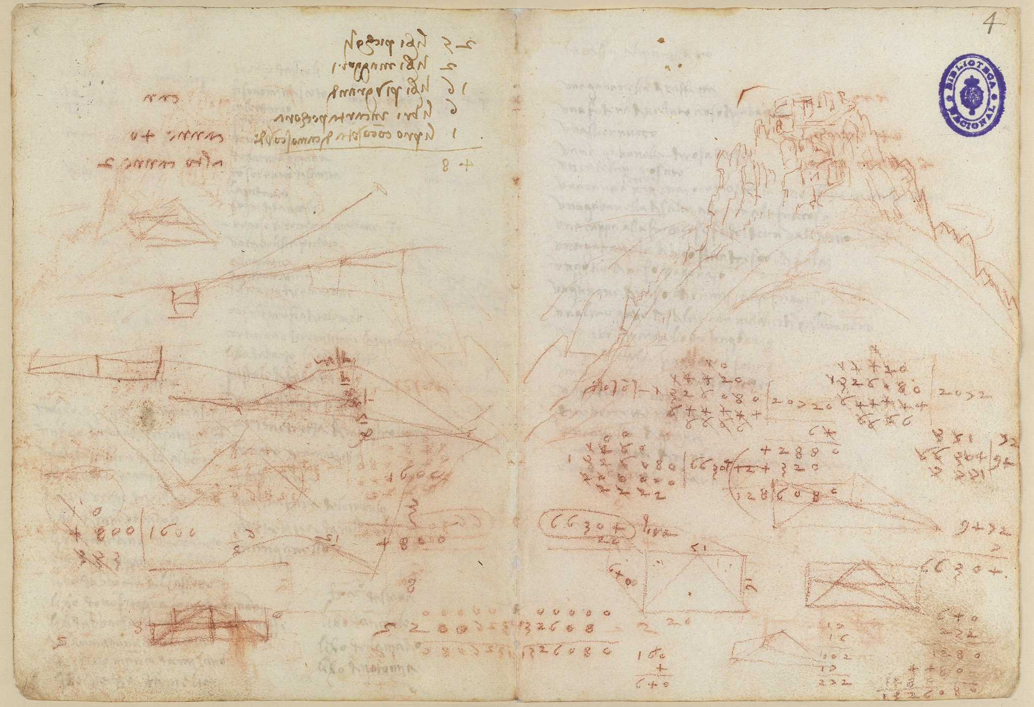 Codex Madrid II — f 3v-f 4r