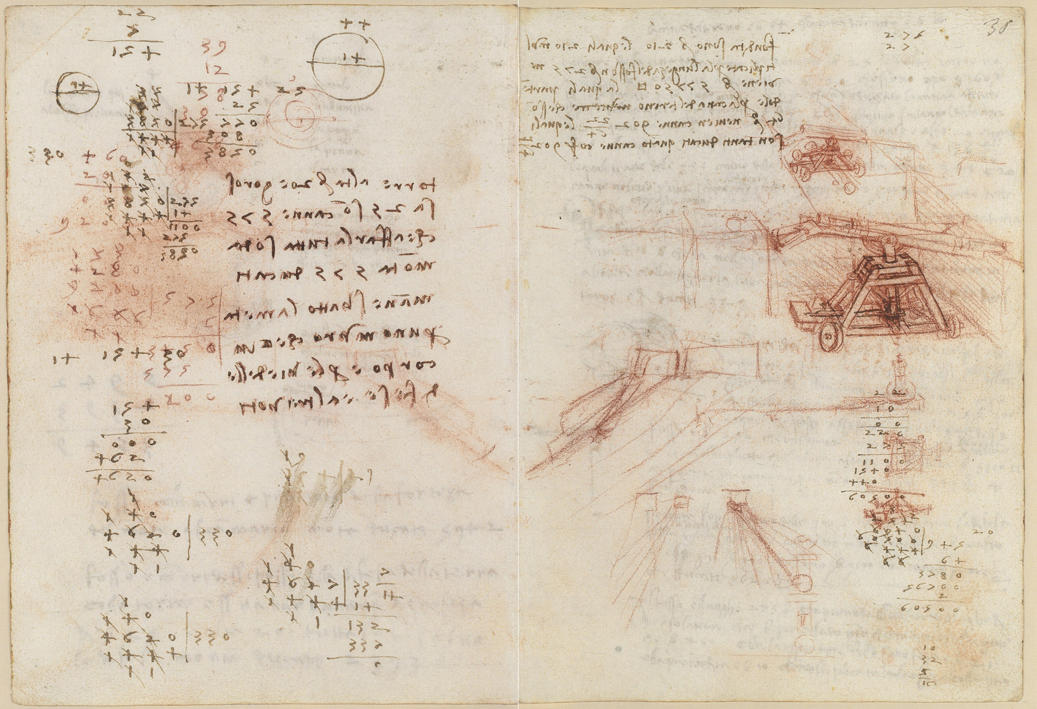 Codex Madrid II — f 35v-f 36r