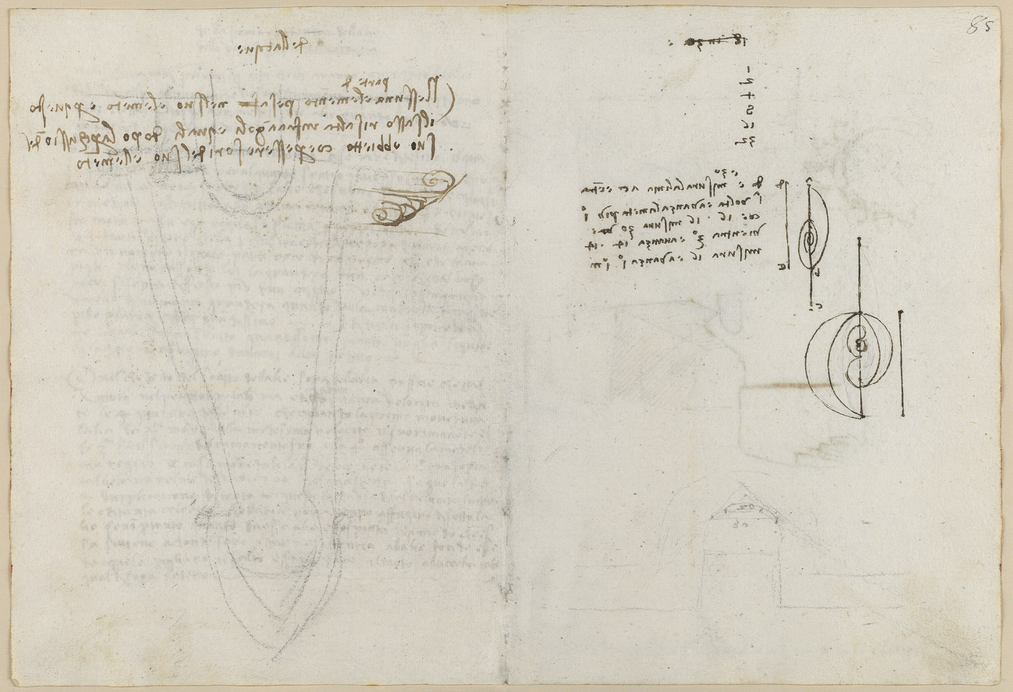 Codex Madrid II — f 84v-f 85r