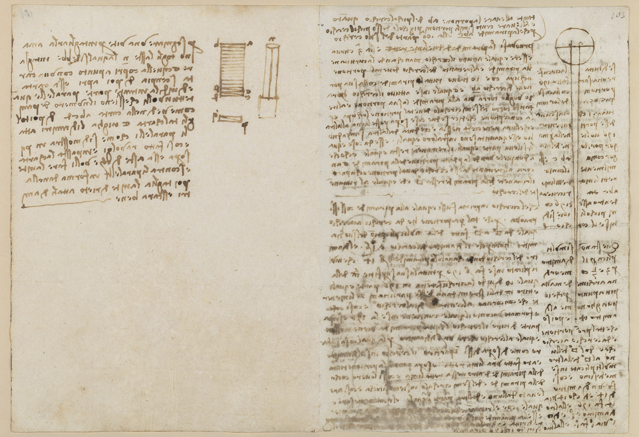 Codex Madrid II — f 104v-f 105r